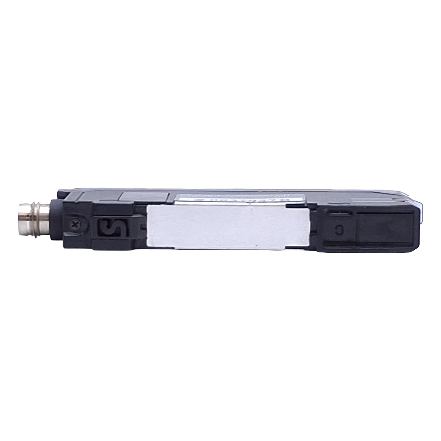 Used Keyence FS-V33CP Fiber Optic Sensor Amplifier PNP, 12-24VDC, M8 4-Pin, DIN Rail
