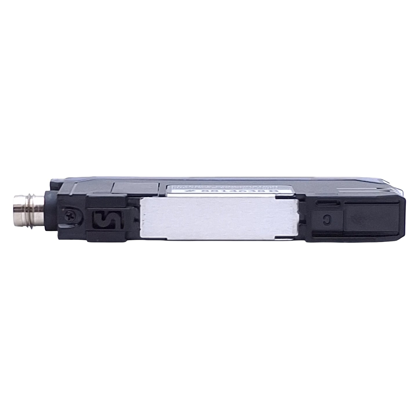 Used Keyence FS-V33CP Fiber Optic Sensor Amplifier 12-24VDC, PNP, M8 4-Pin, DIN Rail