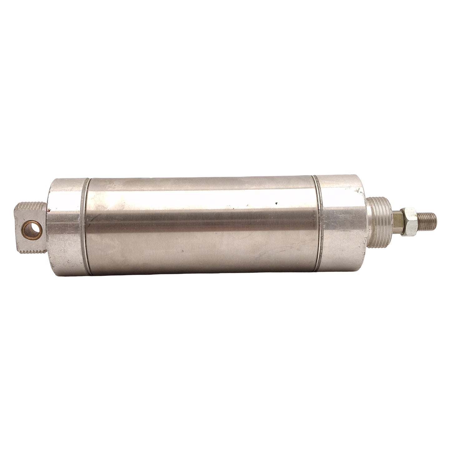 Used Bimba 504-DXP Stainless Steel Cylinder, ø2-1/2in Bore, 4in Stroke, 1/4in NPT