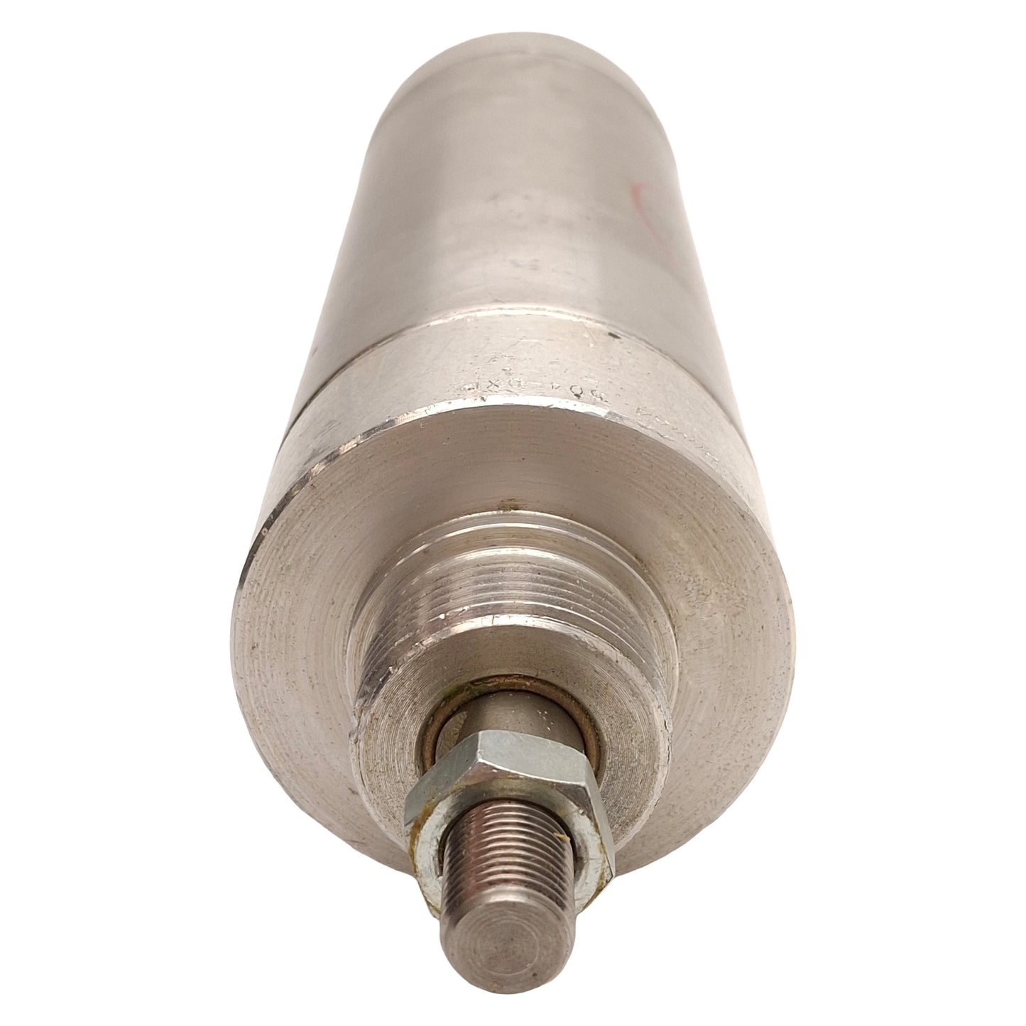 Used Bimba 504-DXP Stainless Steel Cylinder, ø2-1/2in Bore, 4in Stroke, 1/4in NPT