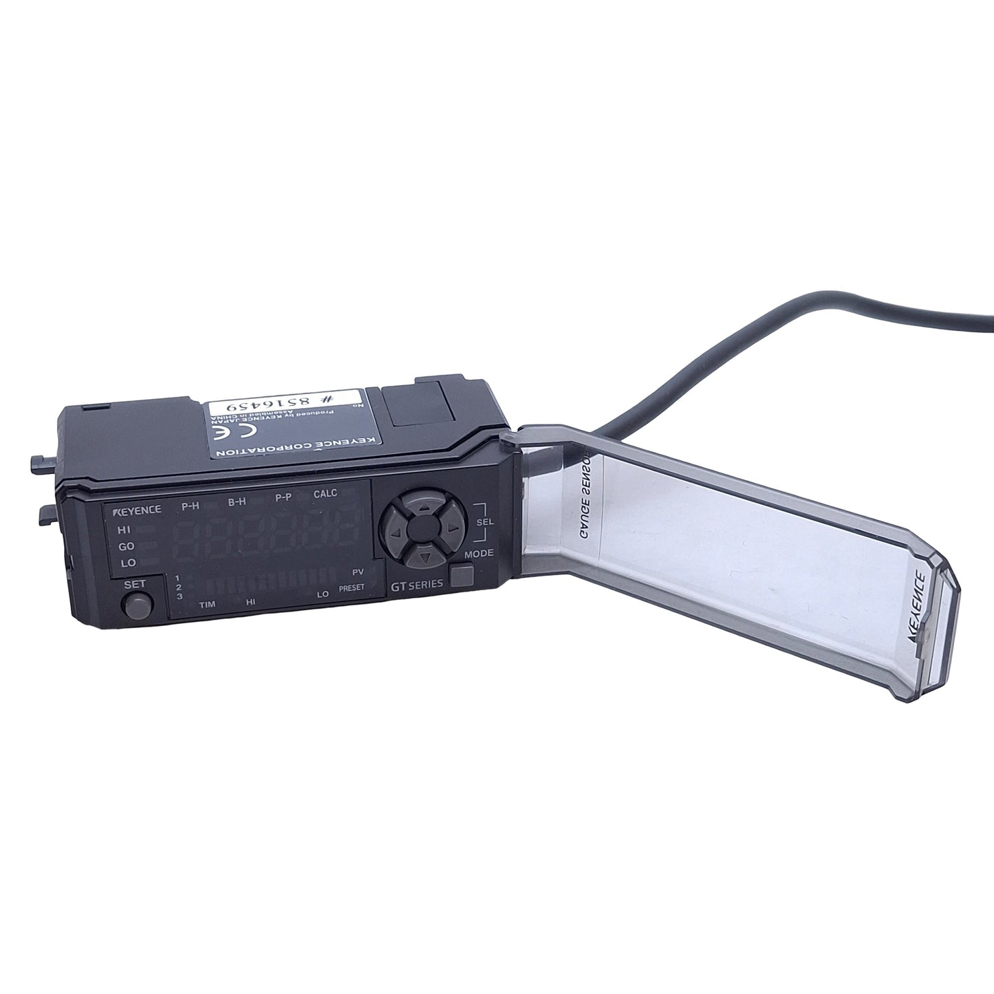Used Keyence GT-71AP Digital Contact Sensor Amplifier Unit PNP, 12-24VDC, 6ft Cable