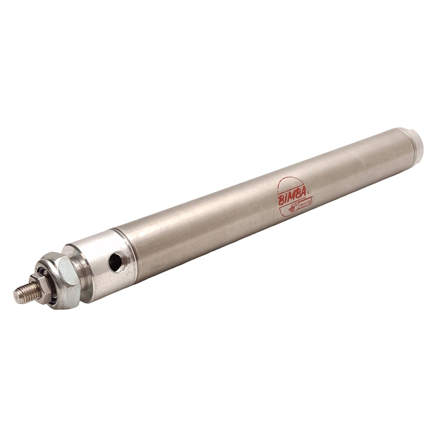 Used Bimba LT-097-D Linear Thruster Cylinder, ø1-1/16in Bore, 7in Stroke, 1/8in NPT