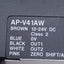 Used Keyence AP-V41AW Pressure Sensor Amplifier NPN, 12-24VDC, 6ft Cable, DIN Rail