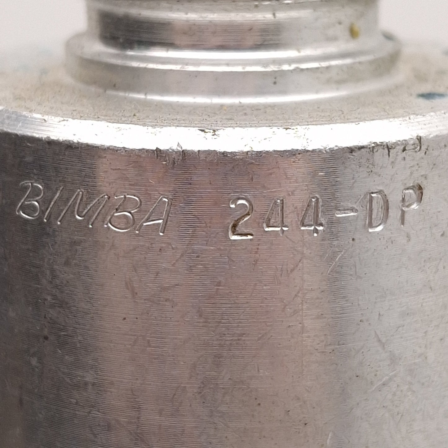 Used Bimba 244-DP Stainless Steel Cylinder, ø1-3/4in Bore, 4in Stroke, 1/4in NPT