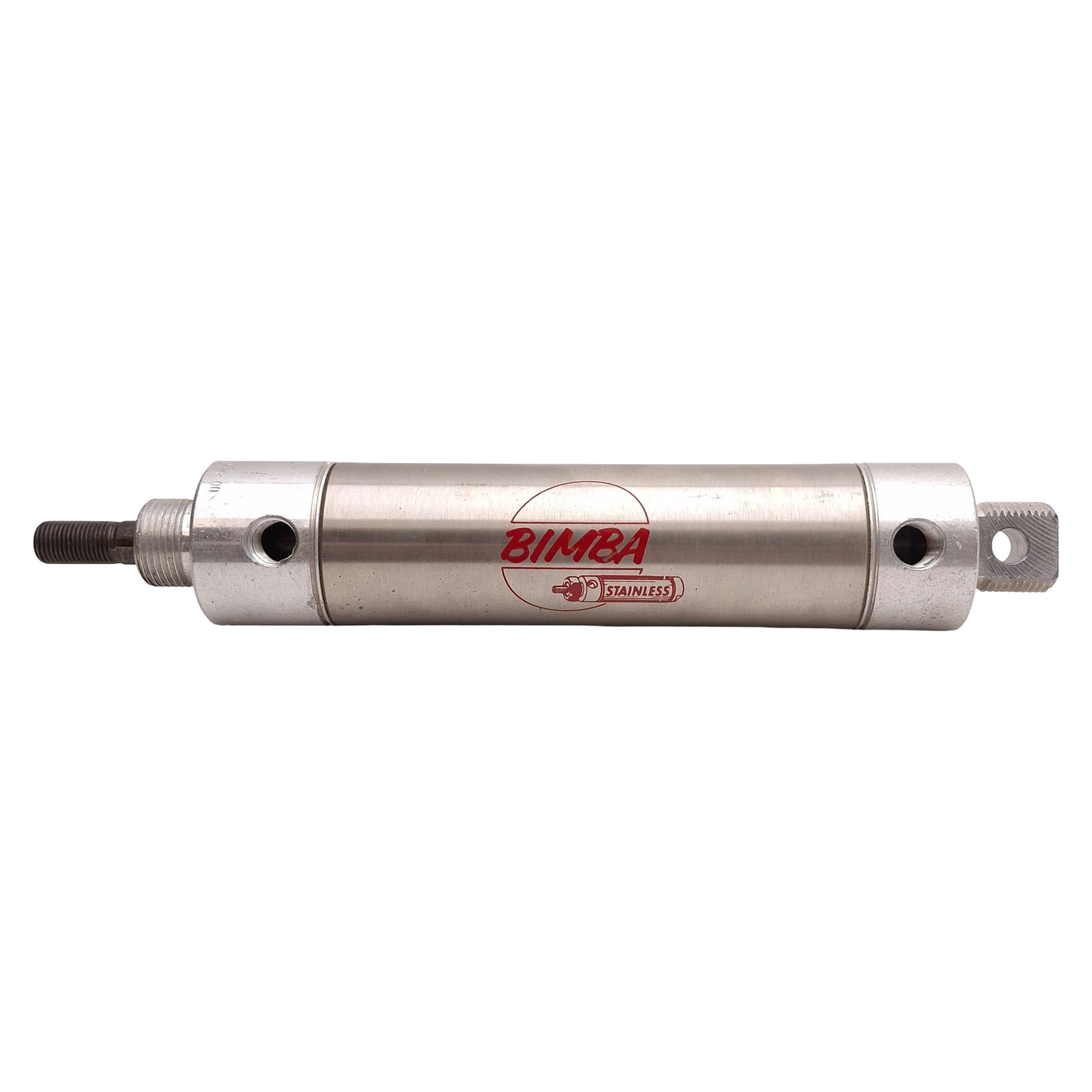 Used Bimba 244-DP Stainless Steel Cylinder, ø1-3/4in Bore, 4in Stroke, 1/4in NPT