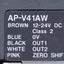 Used Keyence AP-V41AW Pressure Sensor Amplifier NPN, 12-24VDC, 4ft Cable, DIN Rail