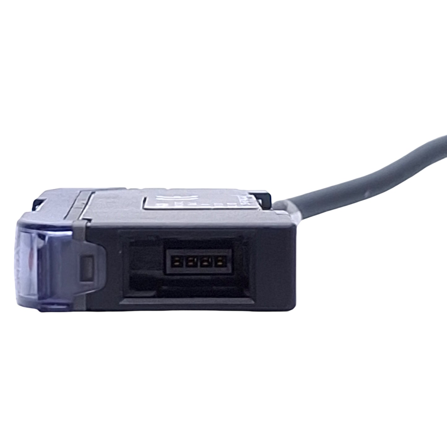 Used Keyence AP-V41AW Pressure Sensor Amplifier NPN, 12-24VDC, 4ft Cable, DIN Rail