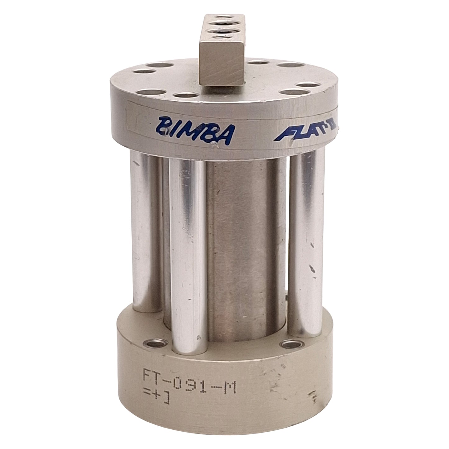 Used Bimba FT-091-M Flat-II Non-Rotating Cylinder, ø1-1/16in Bore, 1in Stroke, 1/8NPT