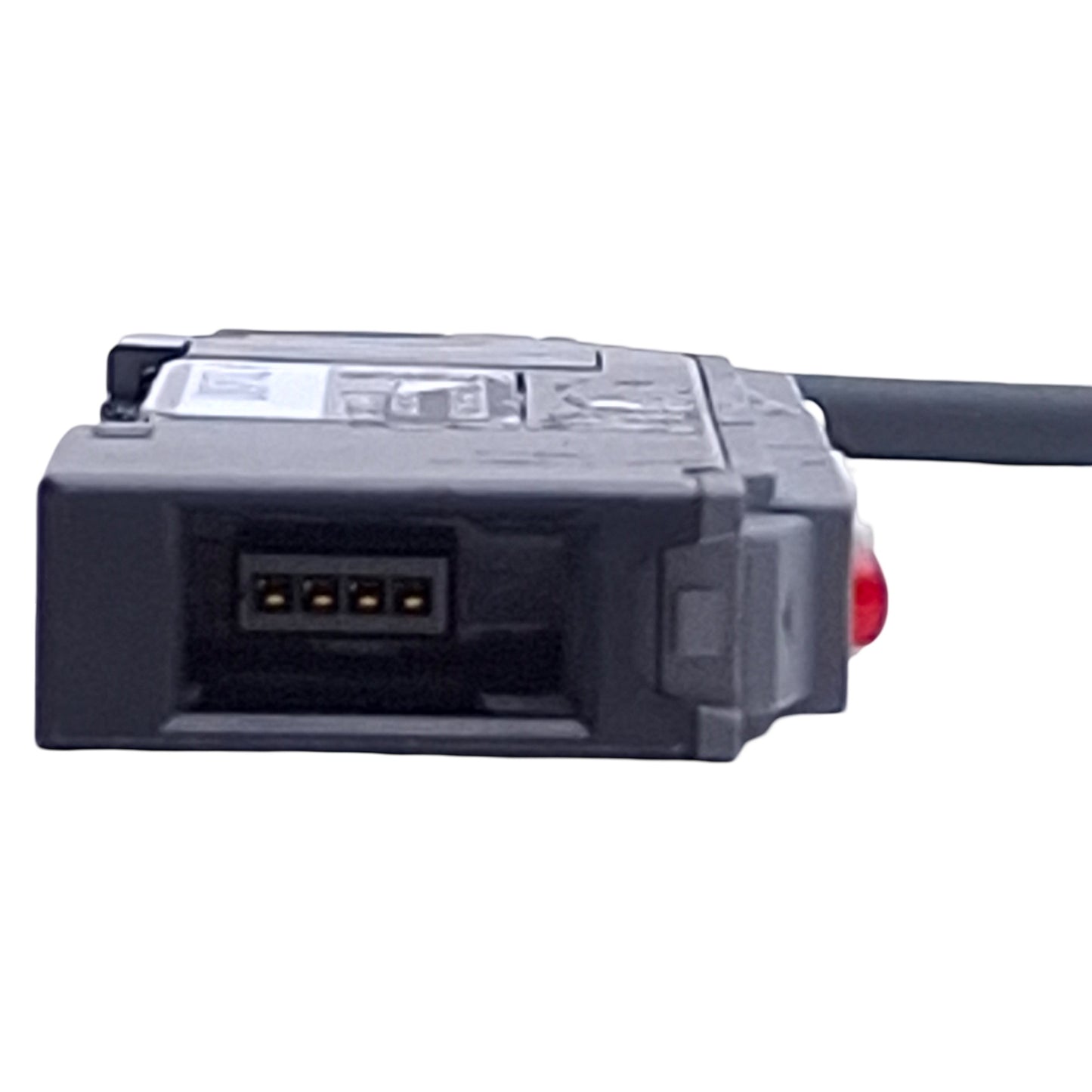 Used Keyence AP-V41AW Pressure Sensor Amplifier NPN, 12-24VDC, 6ft Cable *No Cover*