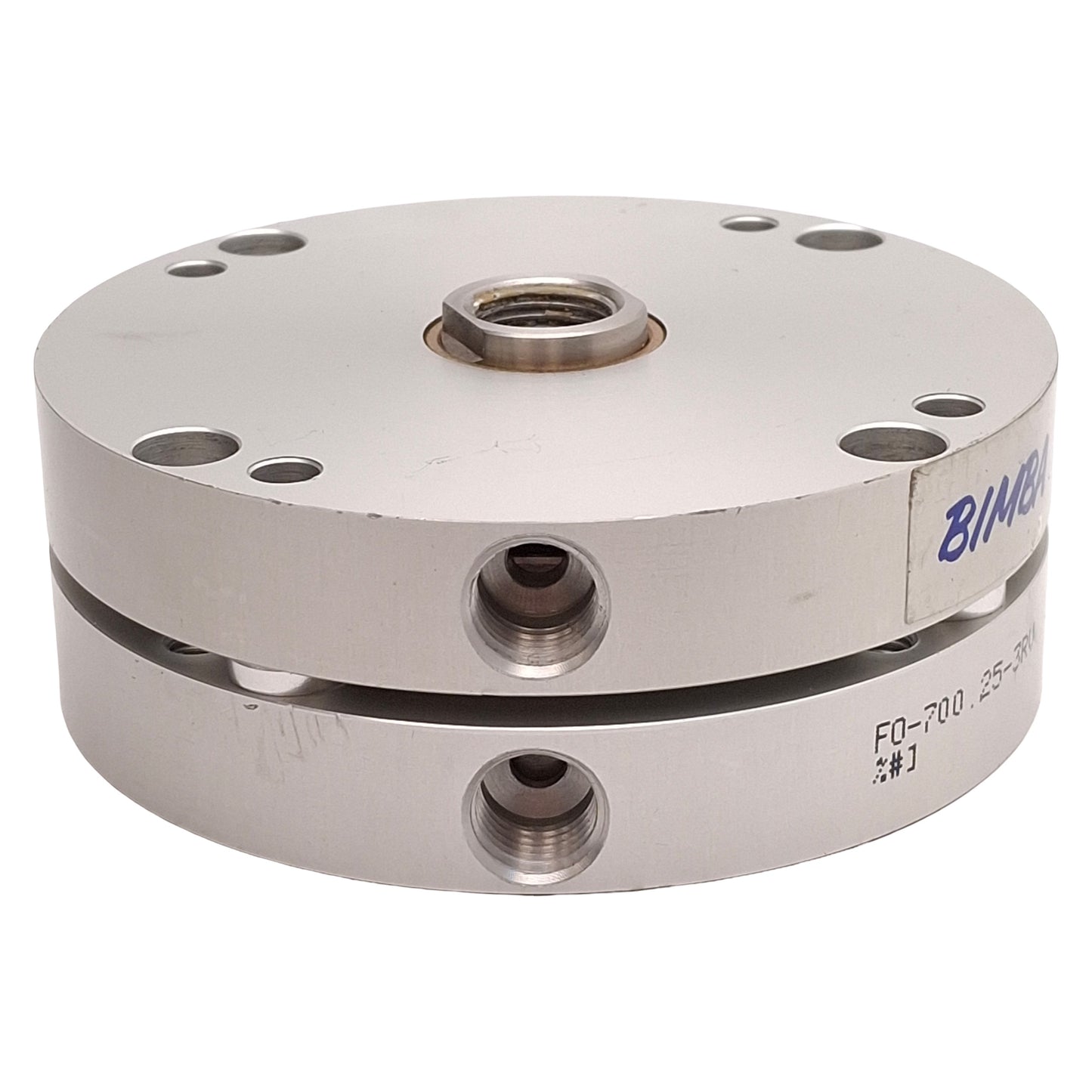 Used Bimba FO-700.25-3RV Flat-1 Compact Cylinder, ø3in Bore, 0.25in Stroke, 1/4in NPT