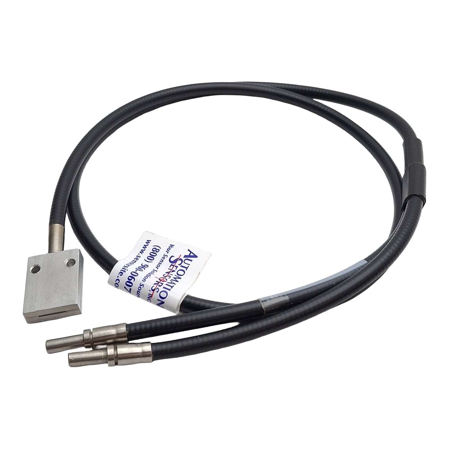 Used Tri-Tronics BF-C-36P Bifurcated Fiber Optic Cable, 36in, 0.032 x 0.382in Bundle