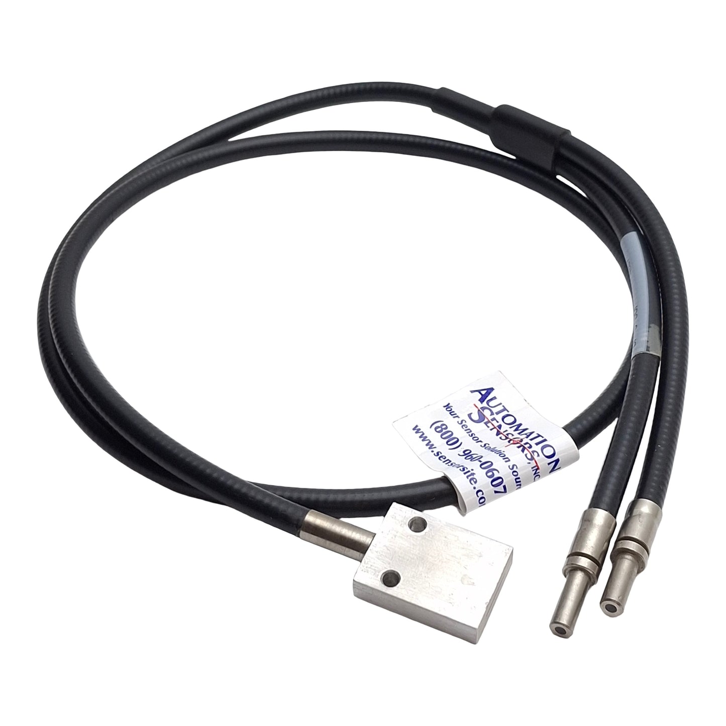 Used Tri-Tronics BF-C-36P Bifurcated Fiber Optic Cable, 36in, 0.032 x 0.382in Bundle