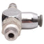 Used Lot of 2 Bimba FQP2K Flow Control Fitting, Knob, 150psi, ø1/4in P2C, 1/8in NPT