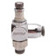 Used Lot of 2 Bimba FQP2K Flow Control Fitting, Knob, 150psi, ø1/4in P2C, 1/8in NPT
