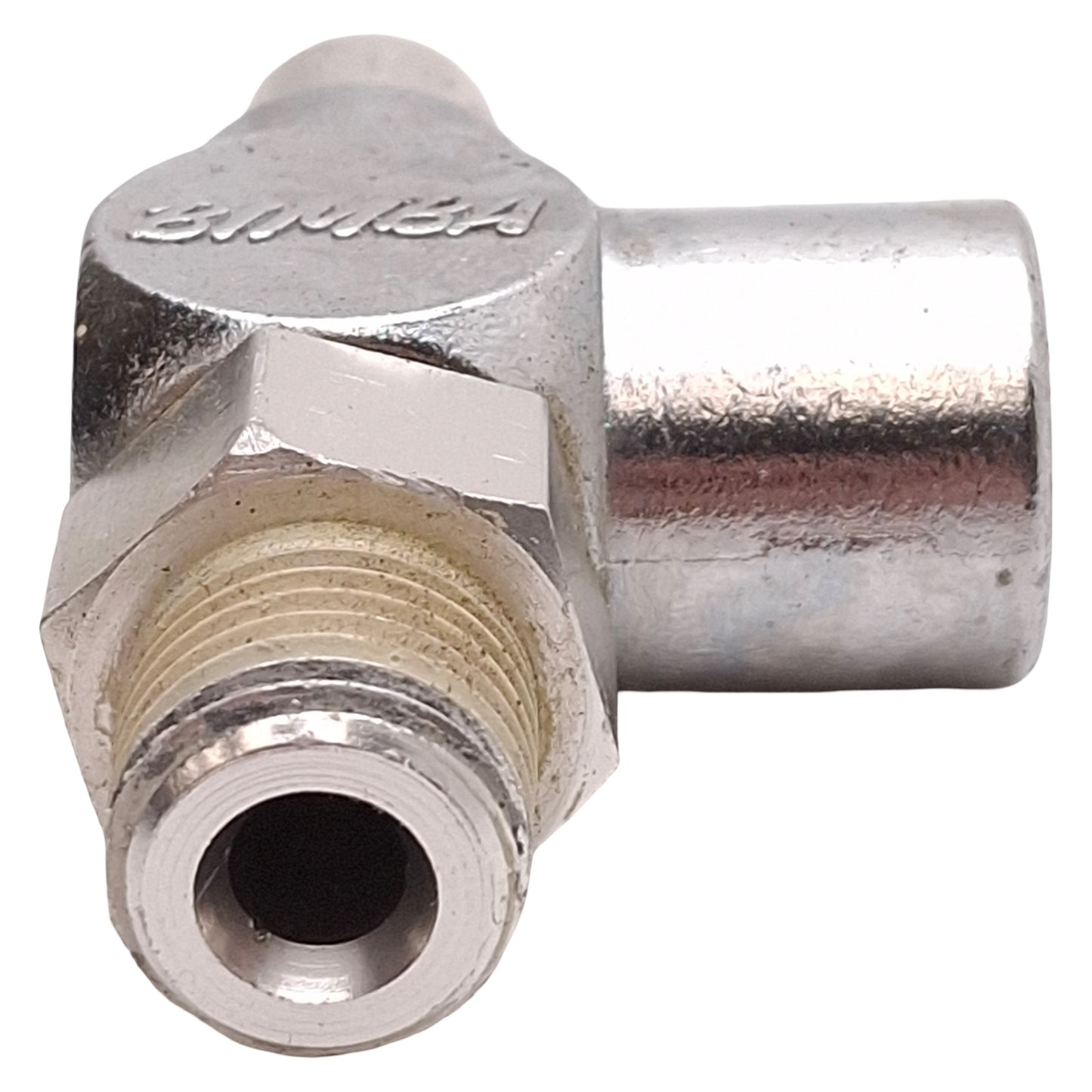 Used Lot of 2 Bimba FCP4 Flow Control Fitting, Screw, 150psi, 1/4in NPT Male & Female