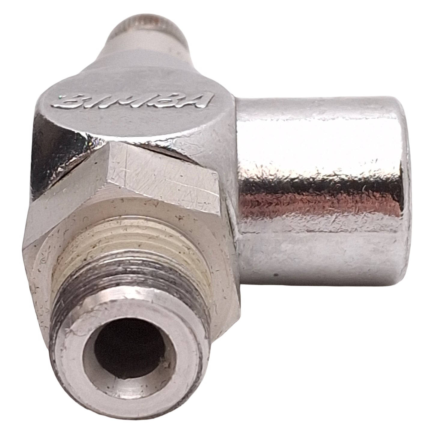 Used Lot of 2 Bimba FCP4K Flow Control Fitting, Knob, 150psi, 1/4in NPT Male & Female