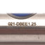 Used Bimba 021-DBEE1.25 Pneumatic Cylinder ø9/16in Bore, 1in Stroke, 1.25in Extension