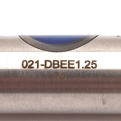 Used Bimba 021-DBEE1.25 Pneumatic Cylinder ø9/16in Bore, 1in Stroke, 1.25in Extension