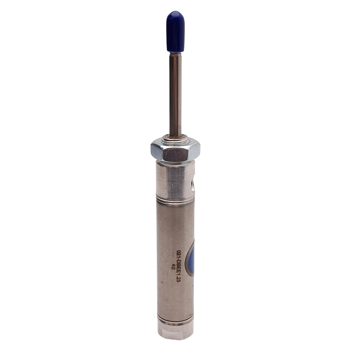 Used Bimba 021-DBEE1.25 Pneumatic Cylinder ø9/16in Bore, 1in Stroke, 1.25in Extension