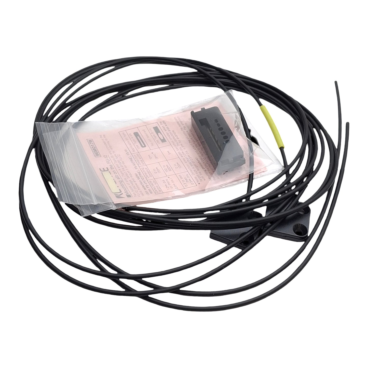New – Open box Keyence FU-12 Thrubeam Fiber Unit Length: 2m, Optical Dia: 10x3mm, Width: 10mm