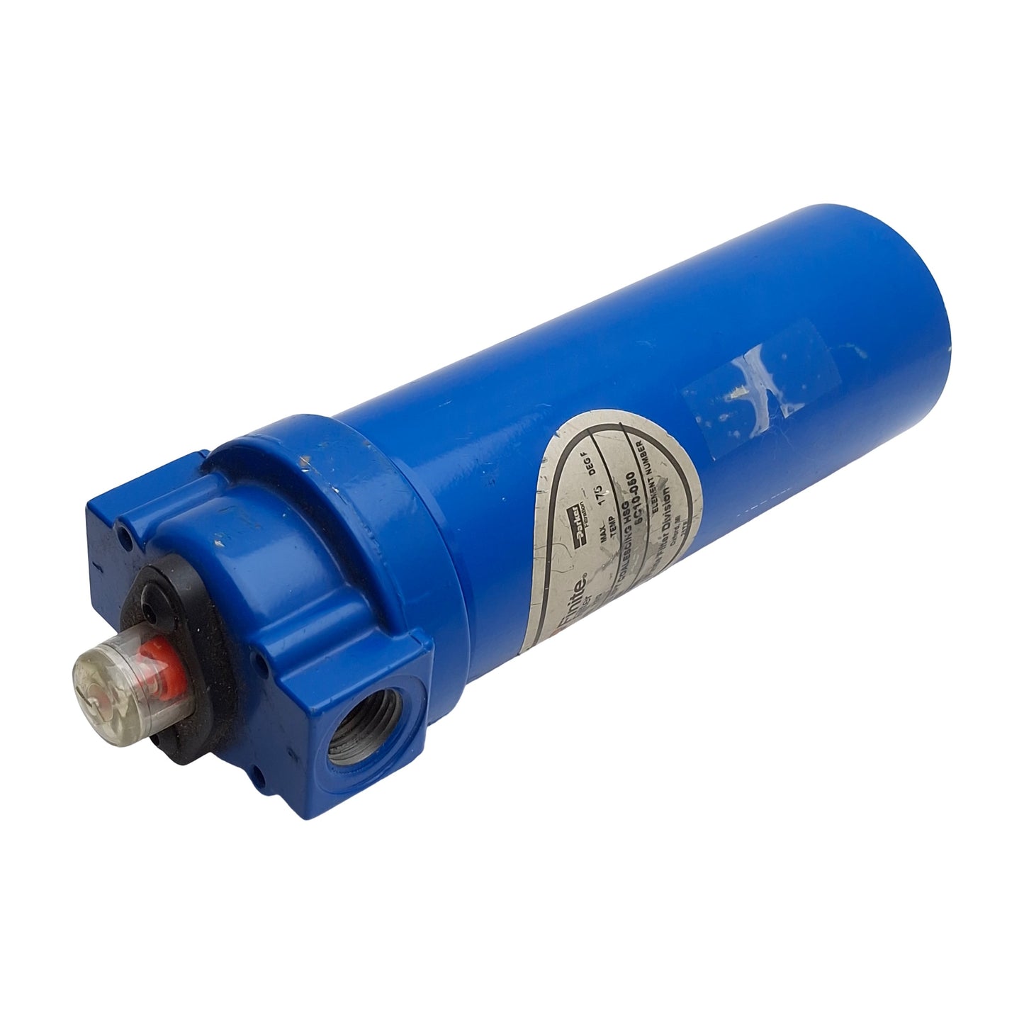 Used Parker HN2L-6CW Finite Filter Housing, 1/2in NPT, 250psig, 50SCFM