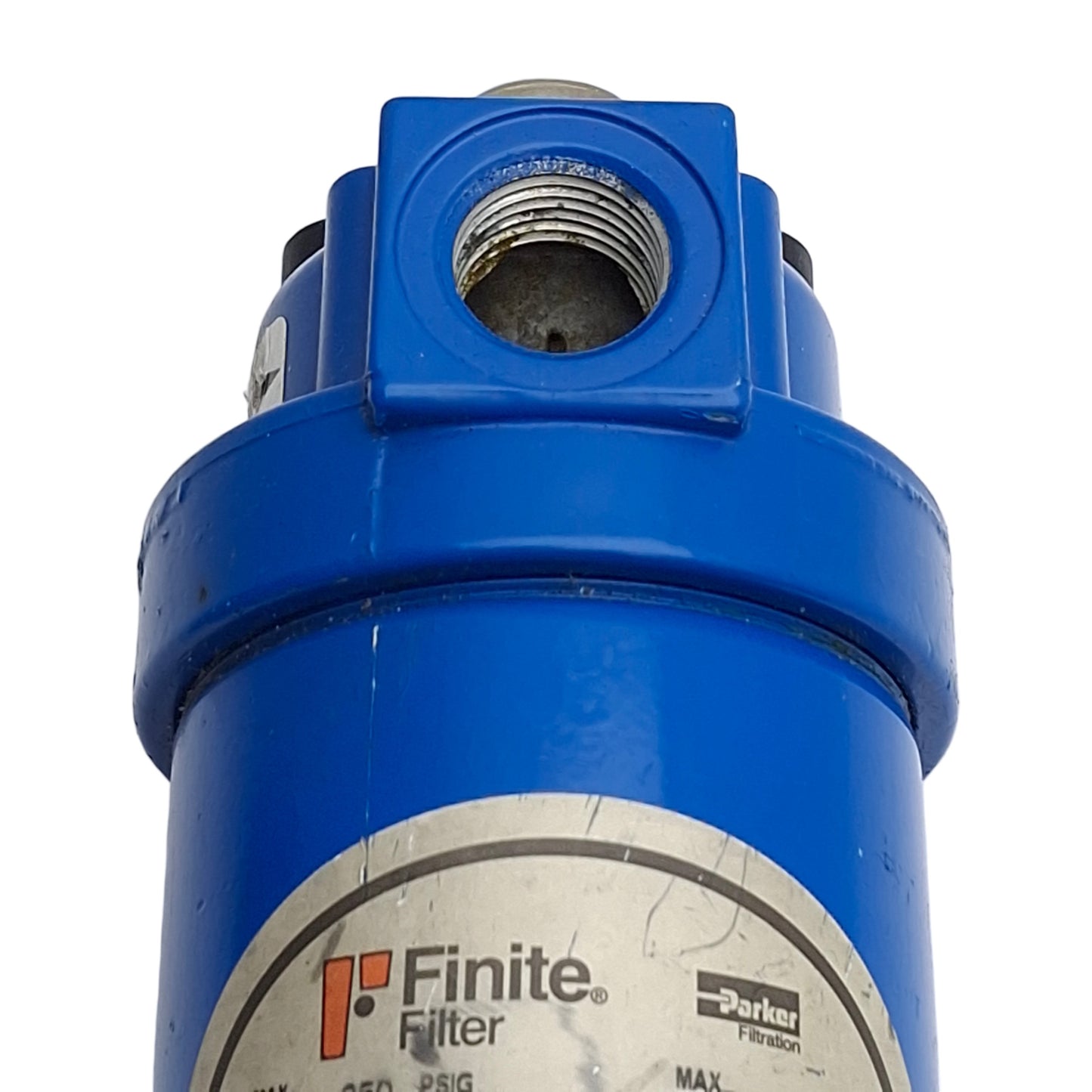 Used Parker HN2L-6CW Finite Filter Housing, 1/2in NPT, 250psig, 50SCFM
