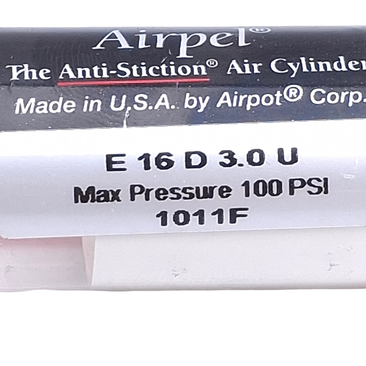 New Airpel E16D3.0U Pneumatic Cylinder 3in Stroke, ø0.627in Bore, 10-32 Port, 100psi