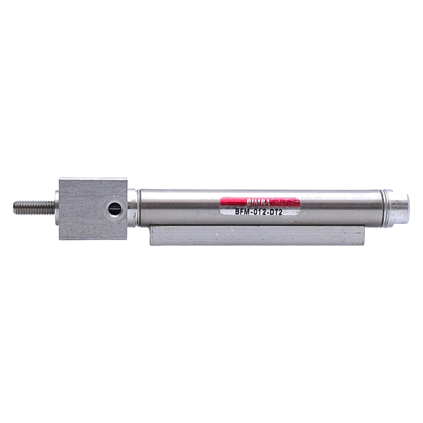 Used Bimba BFM-012-DT2 Pneumatic Cylinder ø7/16in Bore, 2in Stroke, 10-32 Port