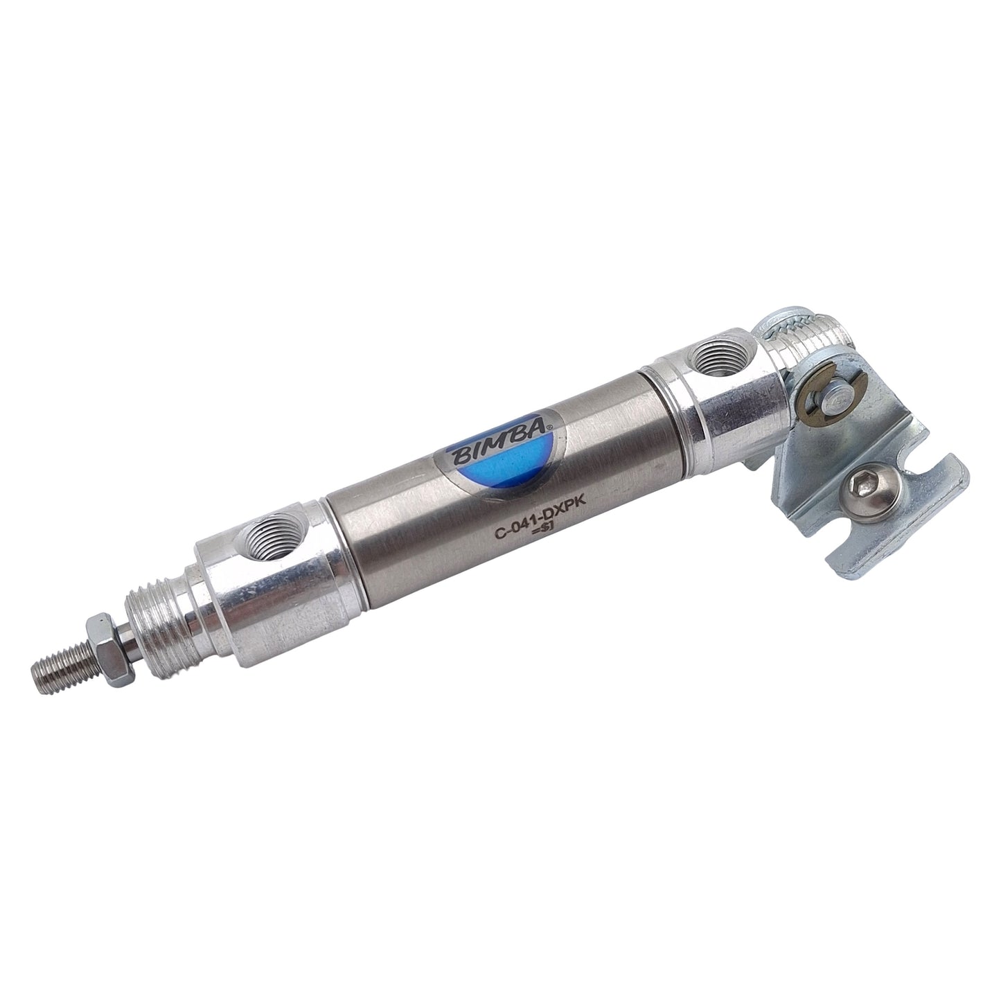 Used Bimba C-041-DXPK Pneumatic Cylinder, ø3/4in Bore, 1in Stroke, 1/8in NPT, 250psi