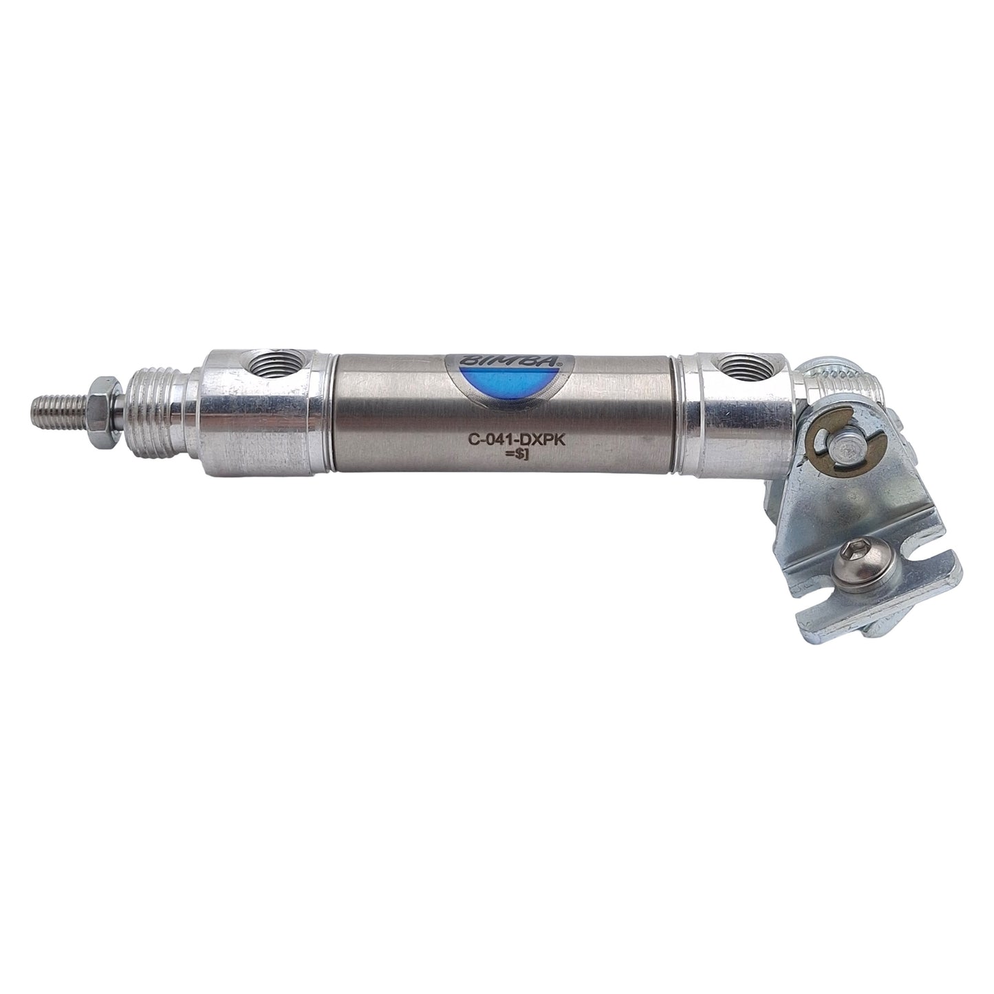 Used Bimba C-041-DXPK Pneumatic Cylinder, ø3/4in Bore, 1in Stroke, 1/8in NPT, 250psi