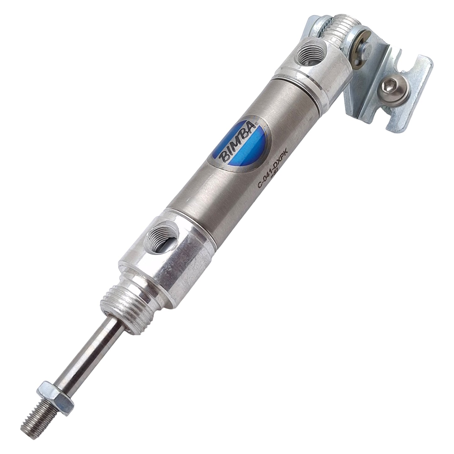 Used Bimba C-041-DXPK Pneumatic Cylinder, ø3/4in Bore, 1in Stroke, 1/8in NPT, 250psi