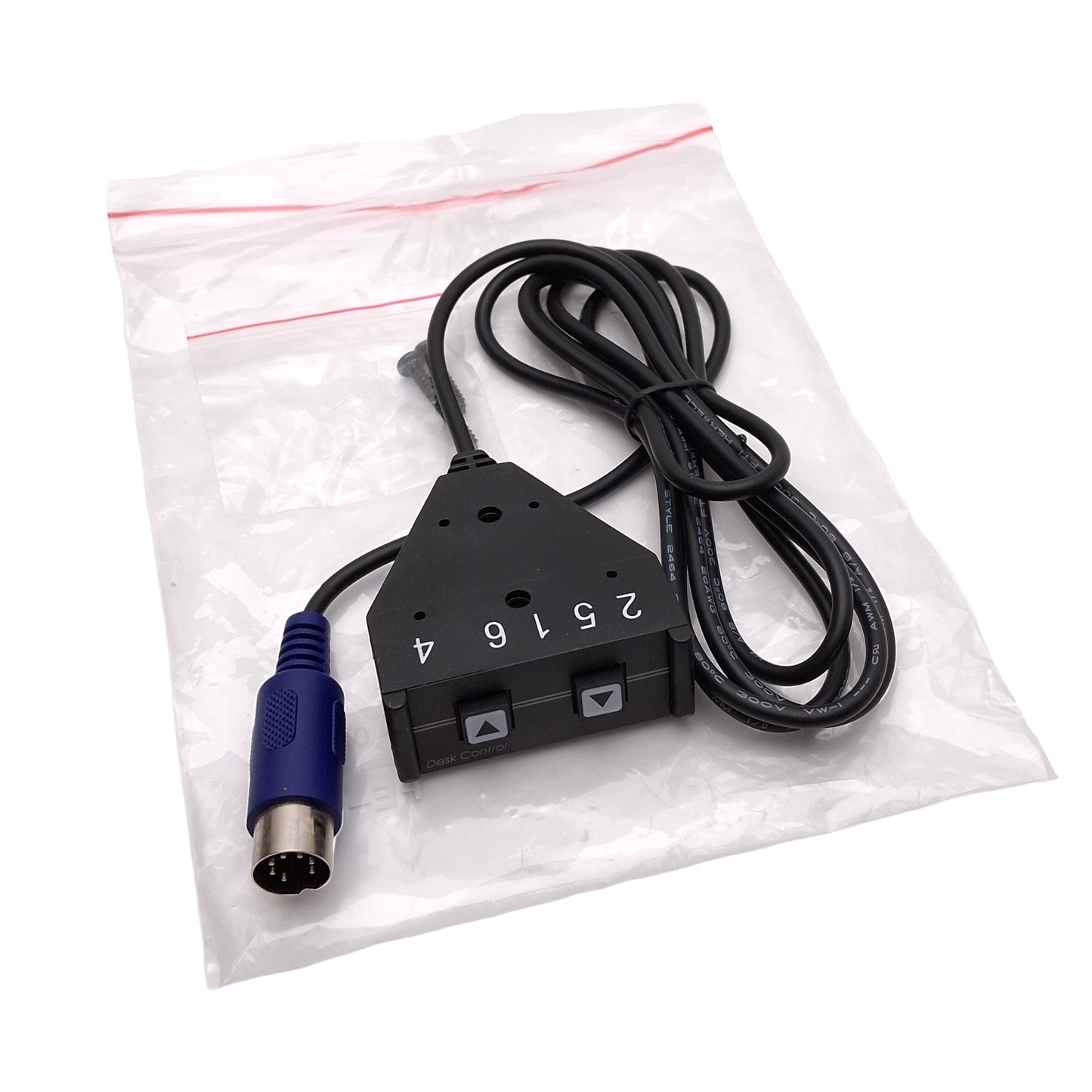 New Suspa Movotec 645-02553 Low Profile Switch For Height Adjustable Desk 7-Pin DIN