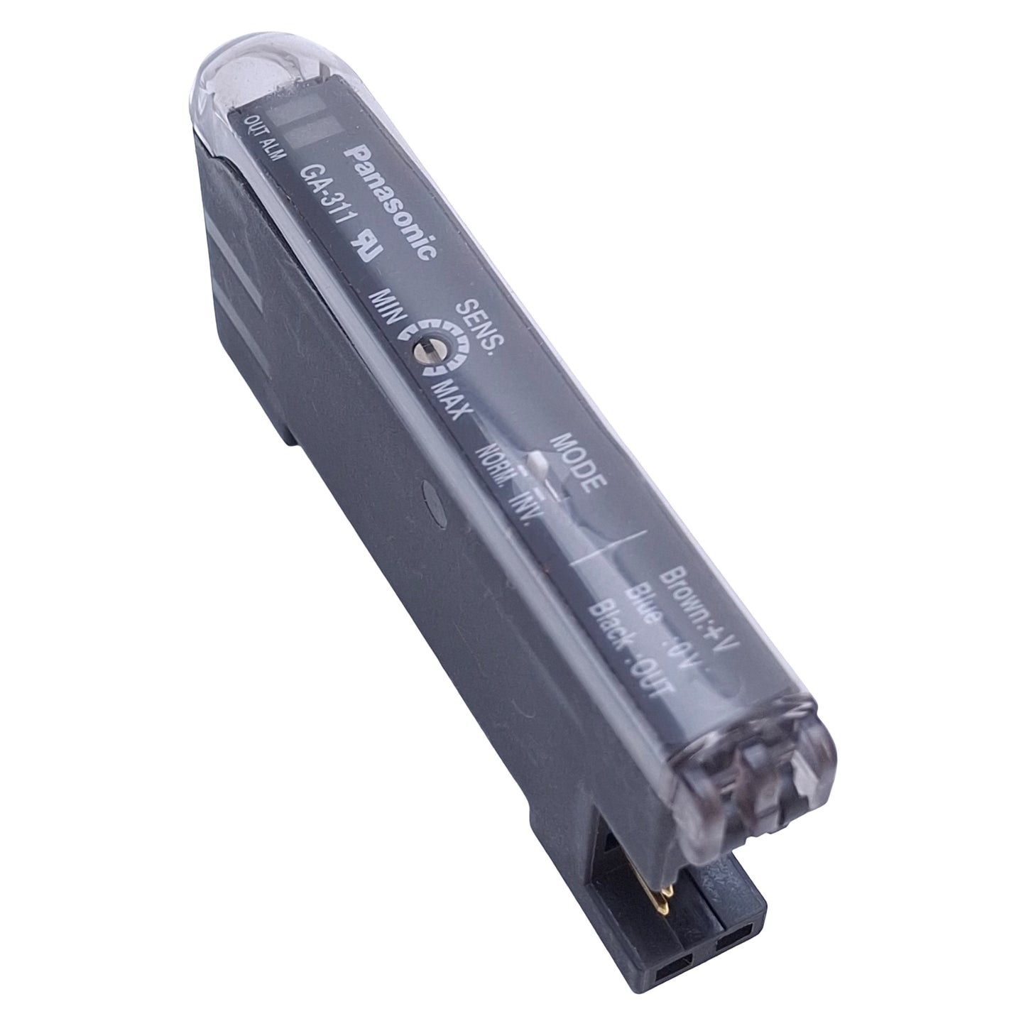 Used Panasonic SunX GA-311 Proximity Sensor Amplifier 12-24VDC, NPN, 18-turn Adjuster