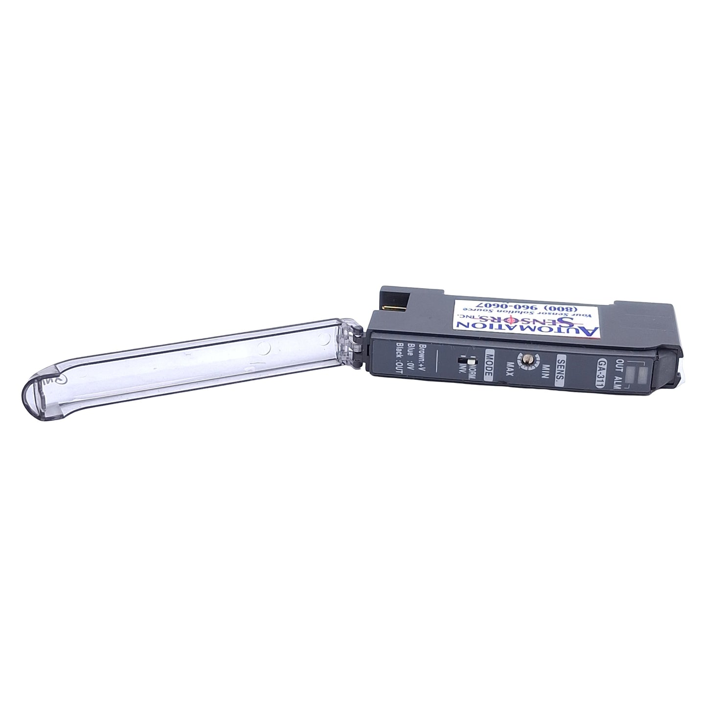 Used Panasonic SunX GA-311 Proximity Sensor Amplifier 12-24VDC, NPN, 18-turn Adjuster