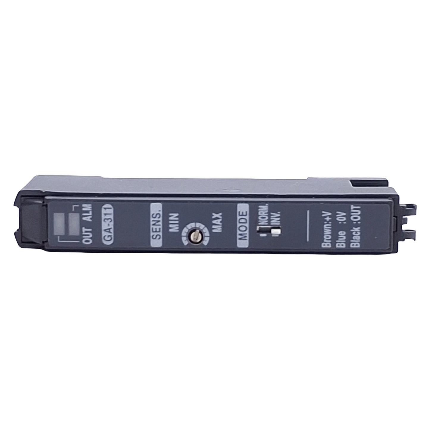 Used Panasonic SunX GA-311 Proximity Sensor Amplifier 12-24VDC, NPN, 18-turn Adjuster