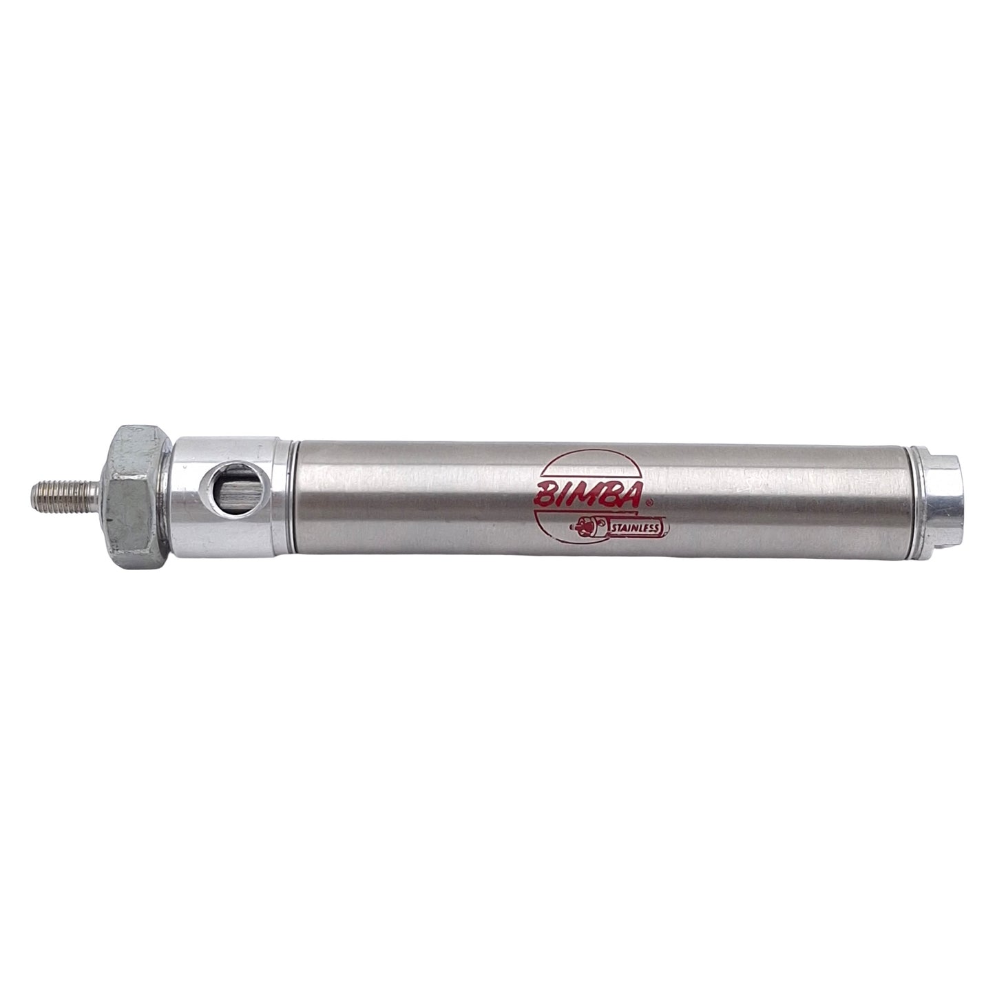 Used Bimba NR-043-D Pneumatic Cylinder, ø3/4in Bore, 3in Stroke, 250psi, 1/8in NPT