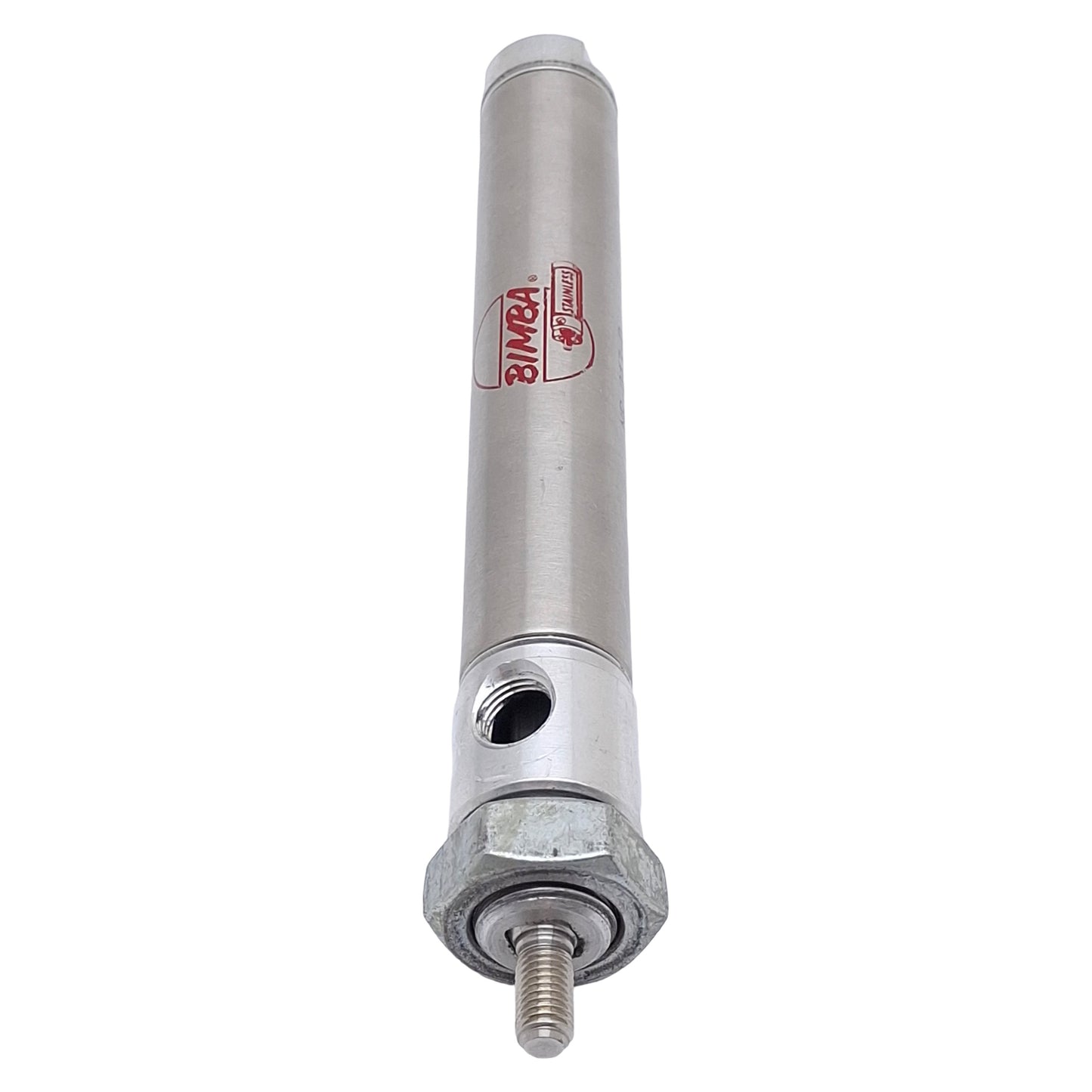 Used Bimba NR-043-D Pneumatic Cylinder, ø3/4in Bore, 3in Stroke, 250psi, 1/8in NPT