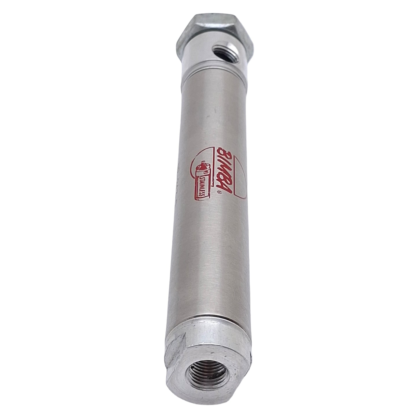 Used Bimba NR-043-D Pneumatic Cylinder, ø3/4in Bore, 3in Stroke, 250psi, 1/8in NPT