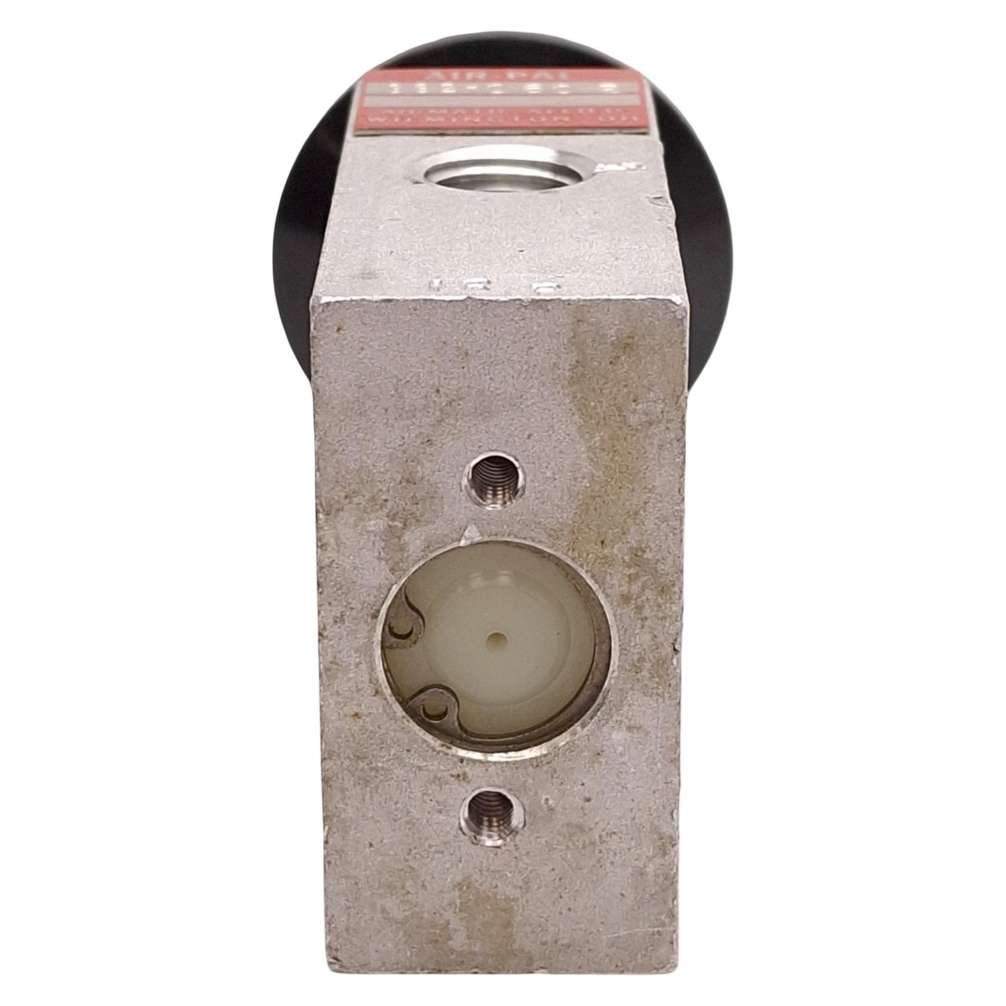 Used Airmatic 382-0602 Pneumatic Control Valve, 3-Way, Palm Button w/o Spring, 1/4NPT
