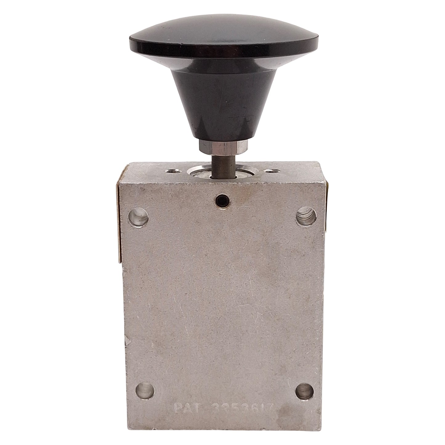 Used Airmatic 382-0602 Pneumatic Control Valve, 3-Way, Palm Button w/o Spring, 1/4NPT