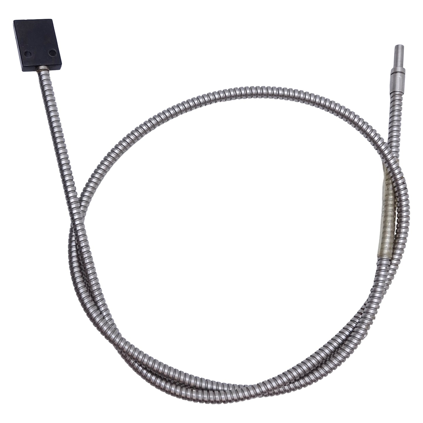 Used Banner IR13S Fiber Optic Light Guide ø1.6mm Bundle, 19.1x25.4mm Sensing End, 3ft