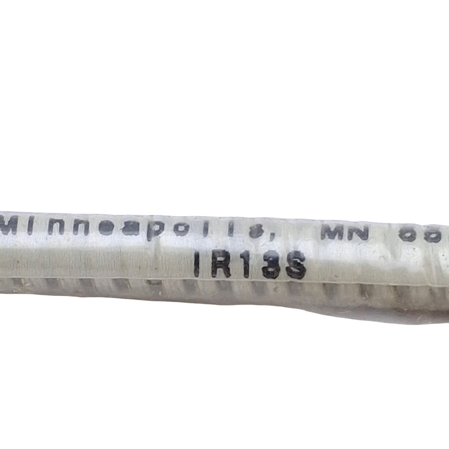 Used Banner IR13S Fiber Optic Light Guide ø1.6mm Bundle, 19.1x25.4mm Sensing End, 3ft