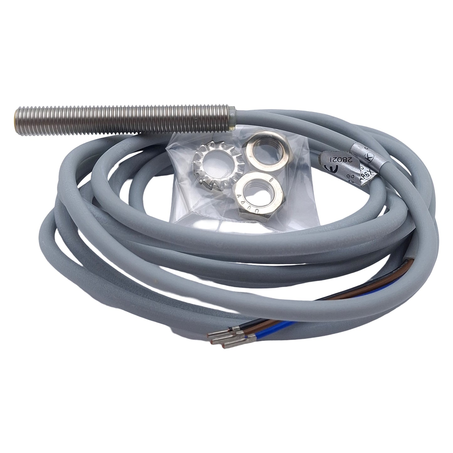 New – Open box Turck Bi1,5-G08-AP6X Inductive Sensor, PNP/NO, 1.5mm Range, 10-30VDC, M8, 2m