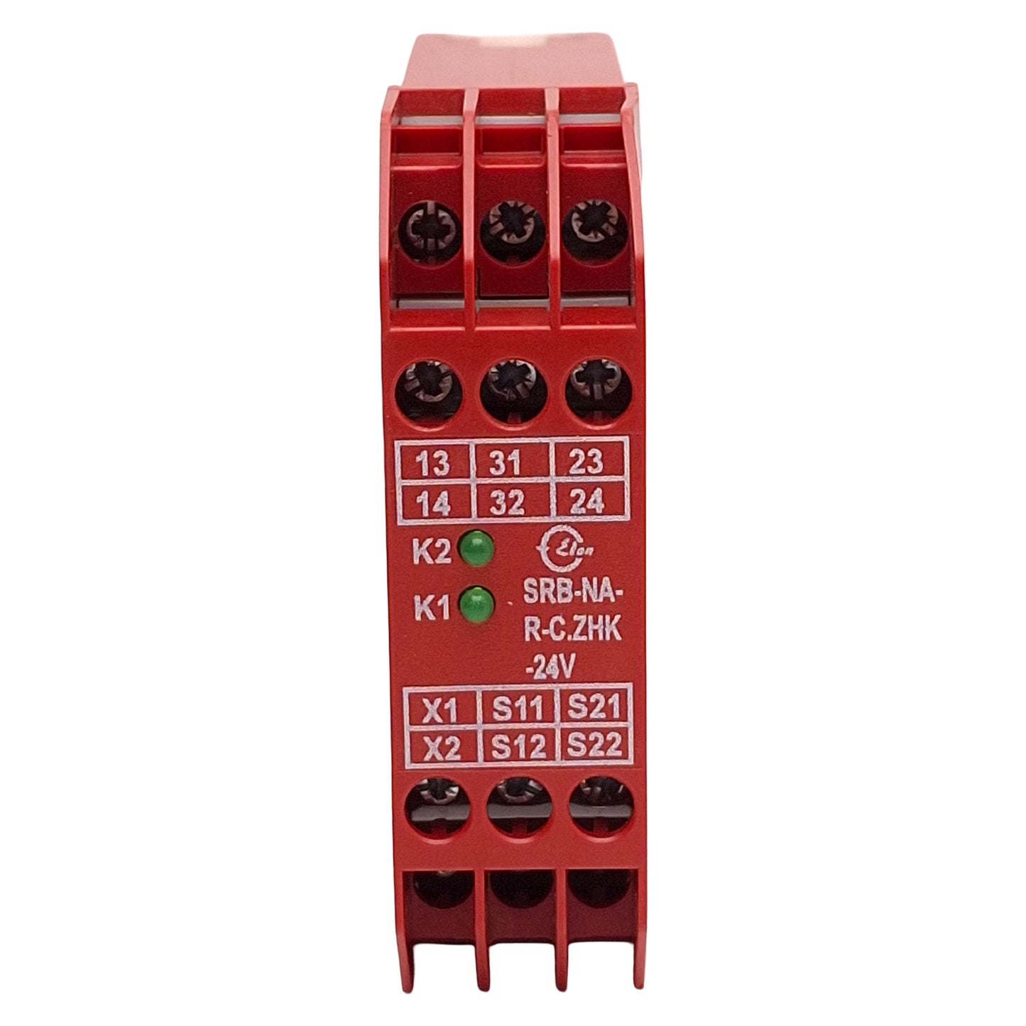 Used Schmersal Elan SRB-NA-R-C.ZHK-24V Safety Relay Module, 3NO+1NC, 24VDC, DIN Rail