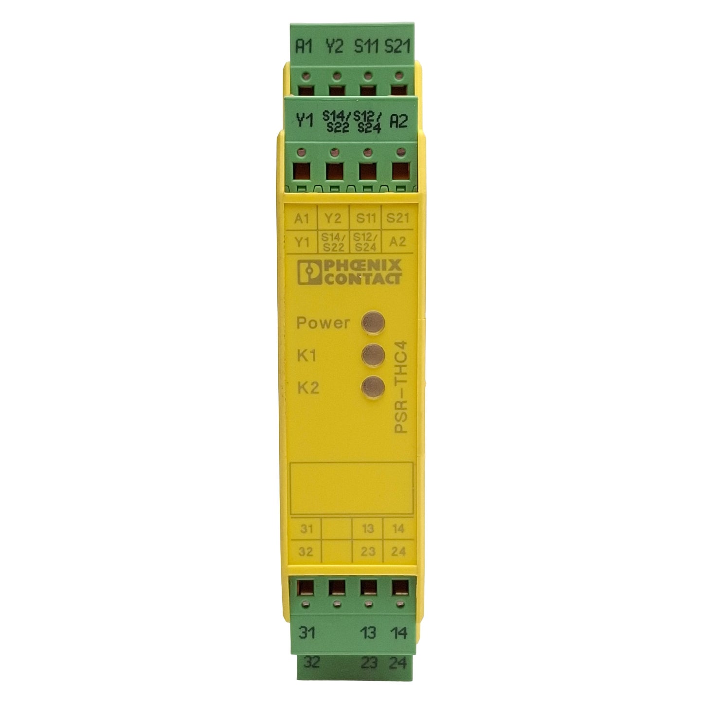 Used Phoenix Contact PSR-SPP-24UC/THC4/2X1/1X2 Safety Relay, 2NO+1NC, 22.5mm 24VAC/DC