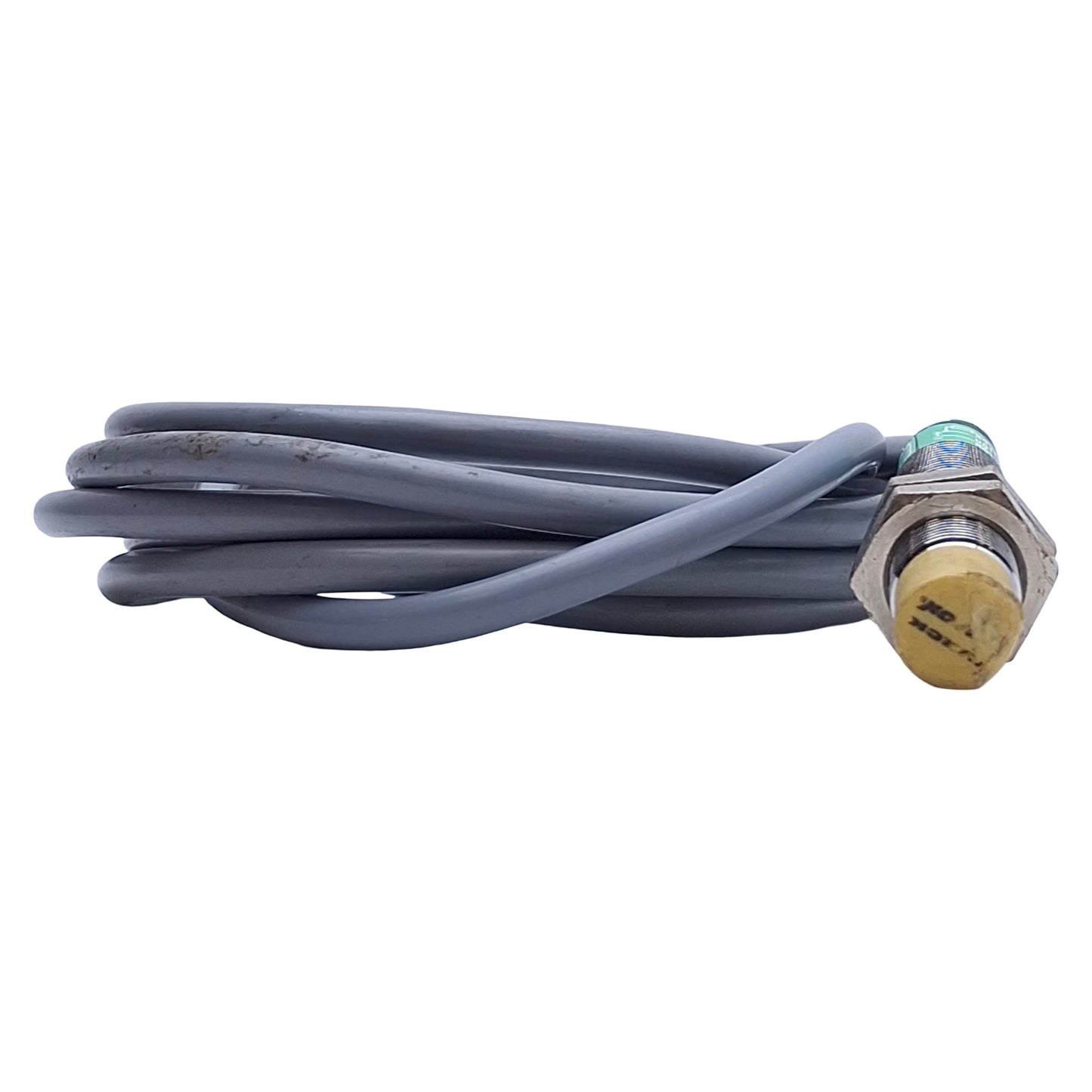 Used Turck Bi2U-M12-AN4X Proximity Sensor 10-65VDC, Barrel M12, 2mm Range, 6ft Cable