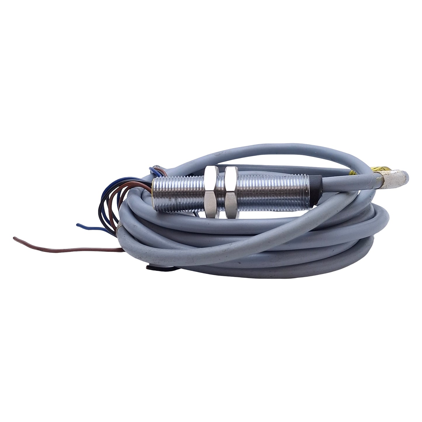 Used Turck Bi2-G12-AN6X Proximity Sensor 2mm Range, 10-30VDC, M12 Barrel, 6ft Cable