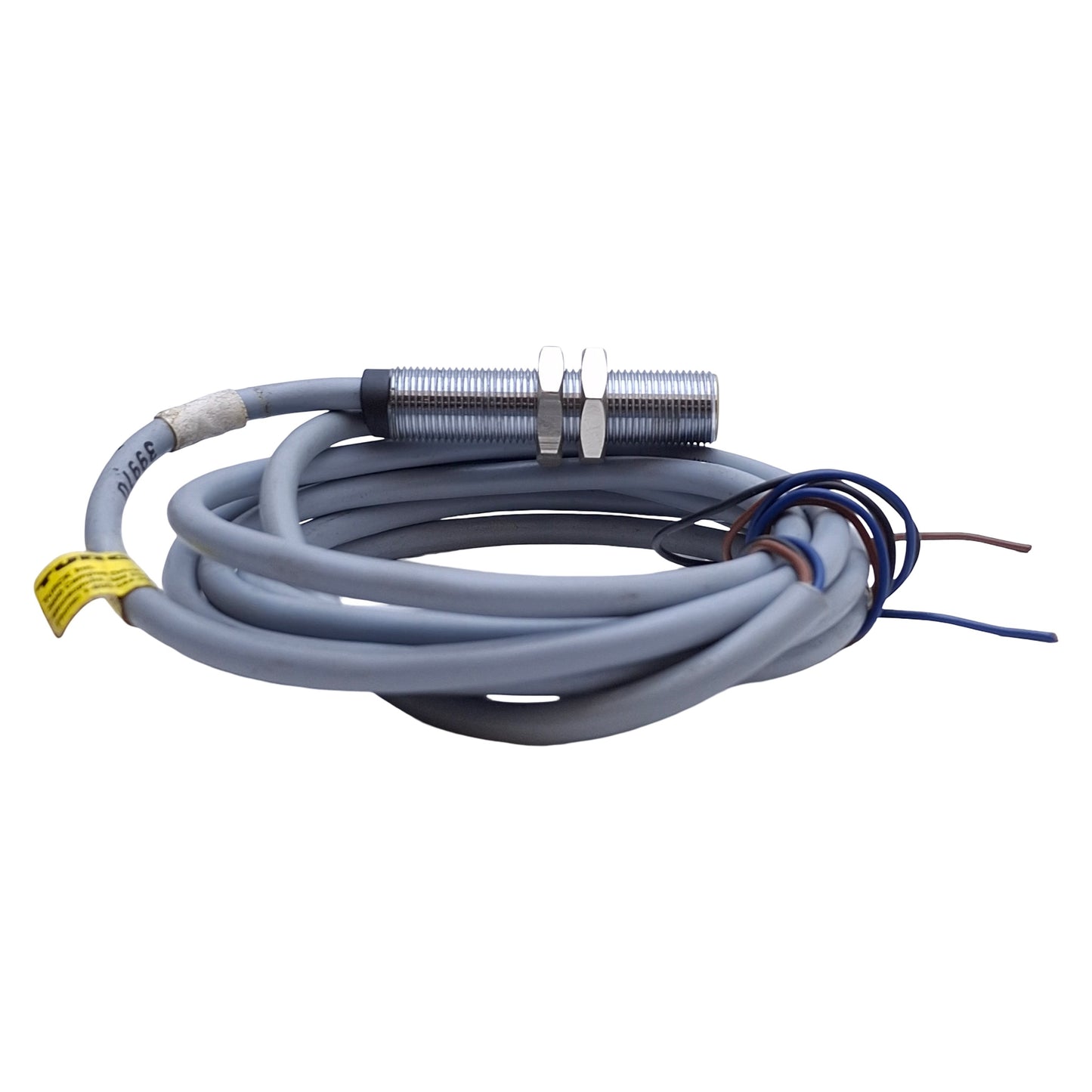 Used Turck Bi2-G12-AN6X Proximity Sensor 2mm Range, 10-30VDC, M12 Barrel, 6ft Cable