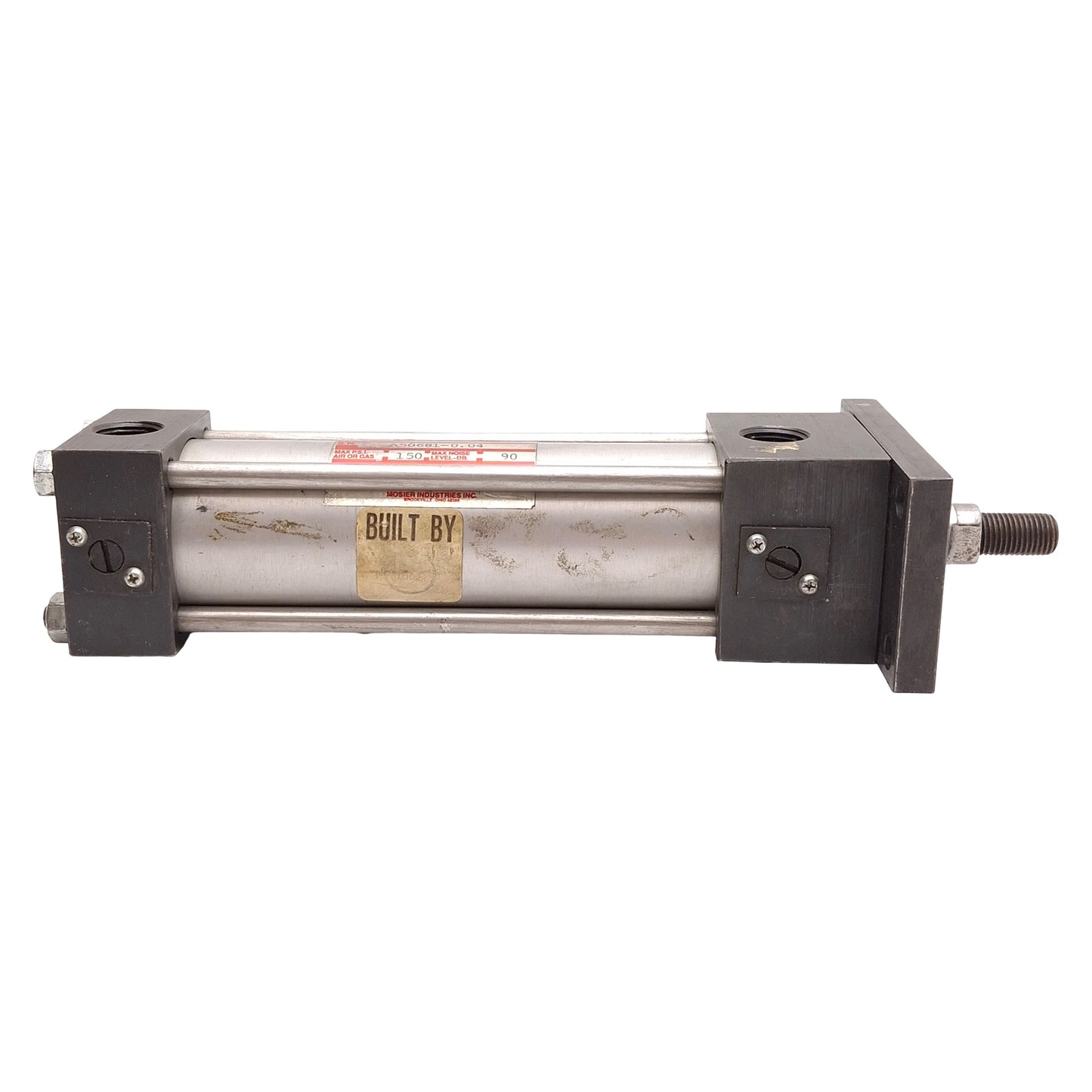 Used Mosier EJ0377A1-PS Pneumatic Cylinder, ø1-1/2in Bore, 4in Stroke, 150psi, 3/8NPT