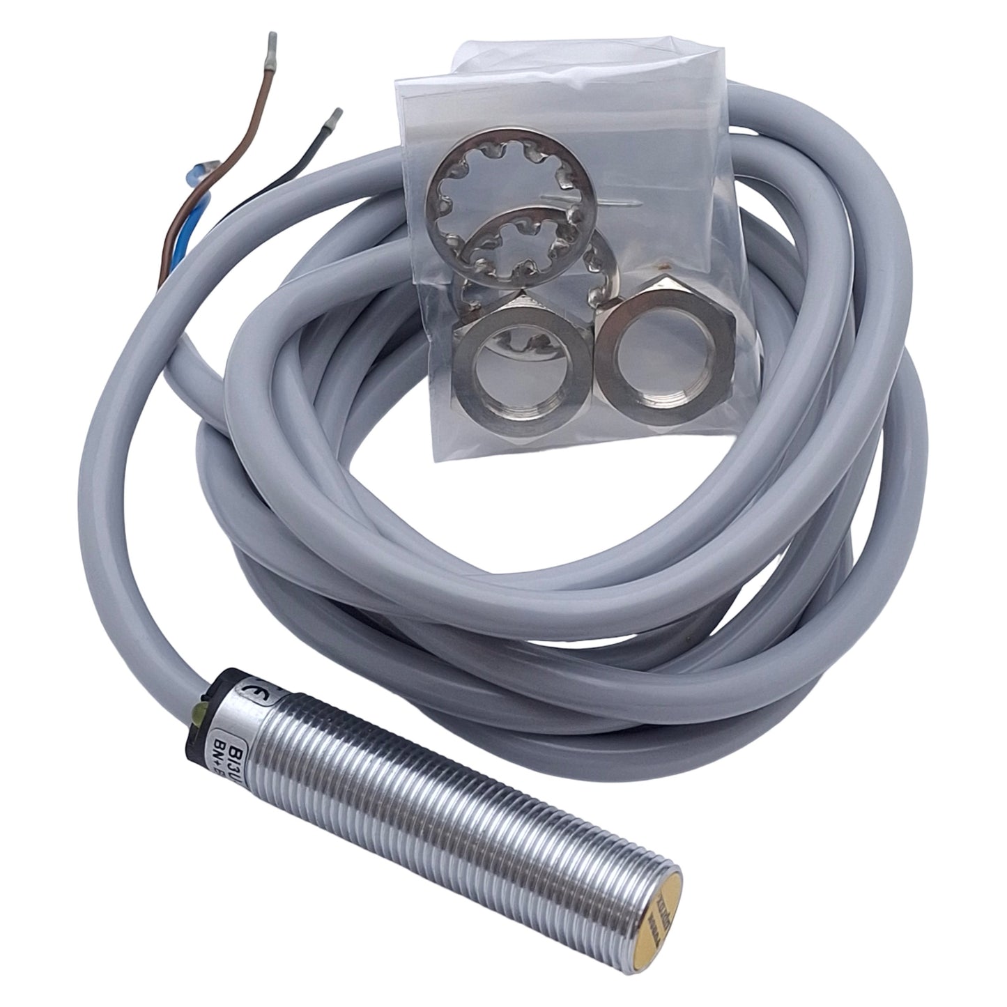 New – Open box Turck Bi3U-M12-AP6X Inductive Sensor, PNP/NO, 3mm Range, 10-30VDC, M12, 2m